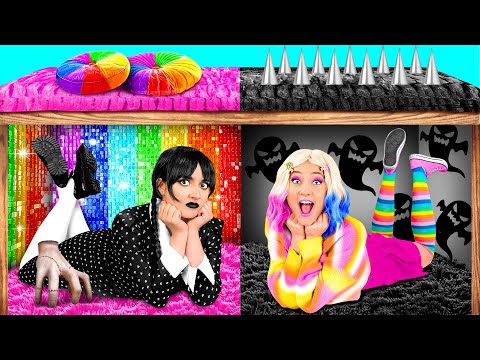 Bilik Rahsia Di Bawah Katil Bersama Wednesday Addams | Momen Lucu PaRaRa Challenge