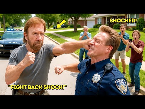 Cops Attack Chuck Norris During Traffic Stop — Shocked When He Fights Back!