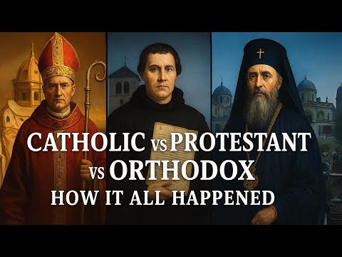 Catholic vs Protestant vs Orthodox: The Complete Historical Breakdown (1st Century–Today)