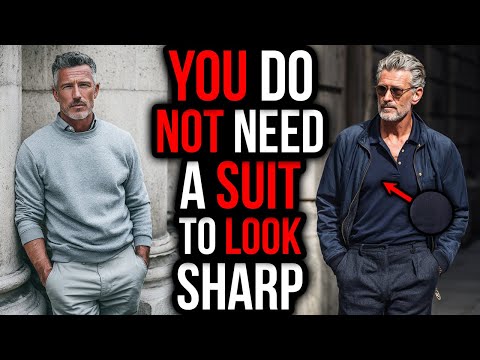How To Look Like A Gentleman Without A Suit! (OVER 50)