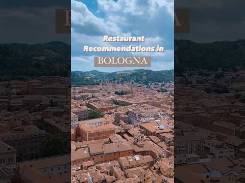 Where to eat in Bologna | Bologna food recommendations #italianfood #bolognaitaly