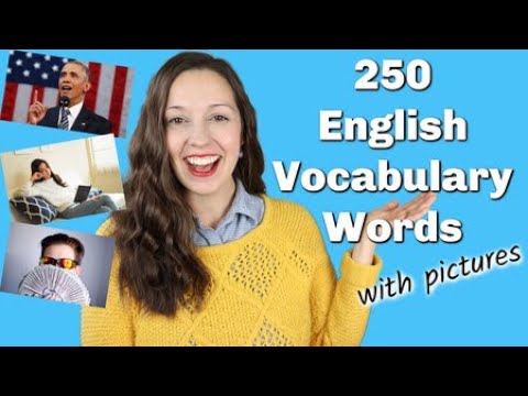 250 Important English Vocabulary Words with pictures
