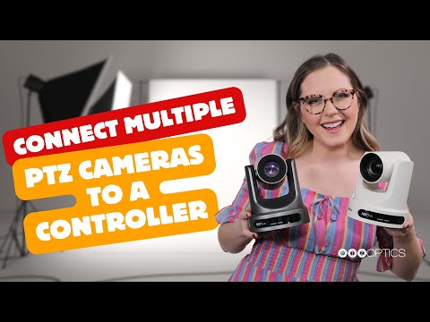 How to connect multiple PTZ cameras to a controller