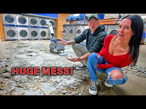 NO Turning Back Now! The Laundromat Is Officially Closed For A While. HOPE It's Worth it.