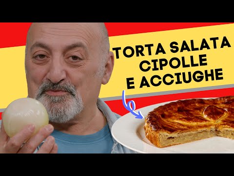 Torta salata cipolle e acciughe