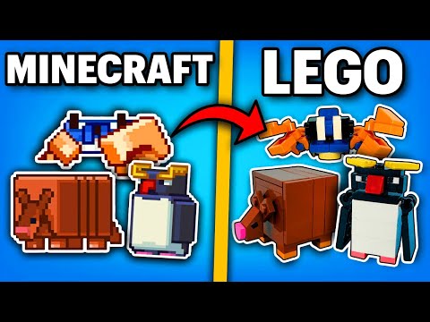 I made the Minecraft MOB VOTE in LEGO...
