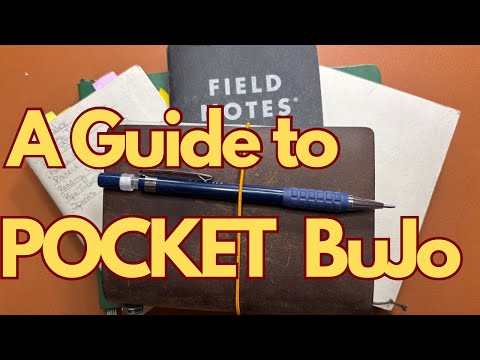HOW to BULLET JOURNAL in a POCKET NOTEBOOK