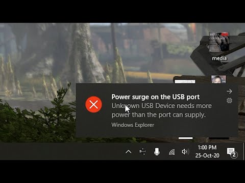 Power Surge On USB Port Windows 10- FIXED