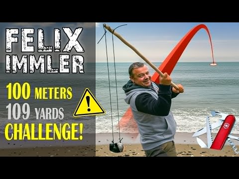 STAFF SLING Tutorial – Easy Build, Insane Power! 100 Meter (109 Yards) Challenge