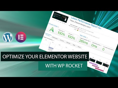 Optimize Elementor WordPress with WP Rocket - WATCH ME WORK