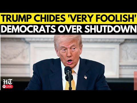 Trump On Shutdown Live | 'Great Deal of Pain'; Trump Rips Into Democrats Over Shutdown | US News