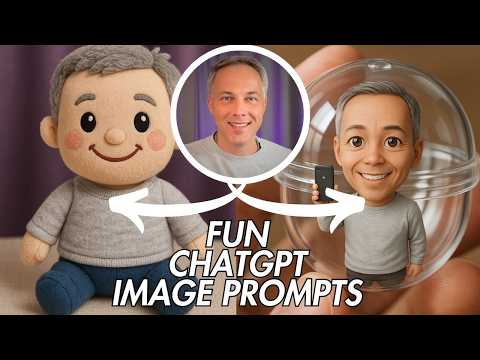 I Made These Adorable Toys From a Selfie… Using FREE ChatGPT! 🤯 (No Photoshop Needed)