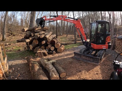 From Logs to Firewood | Complete Process