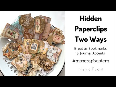 MAKING HIDDEN PAPERCLIPS TWO WAYS | #msscrapbusters CHALLENGE | MASS MAKING | SCRAP BUSTERS | Ep. 6