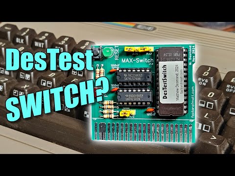 DesTest Switch - AKA DesTestMax2 - A New C64 Diagnostic From Matt Desmond