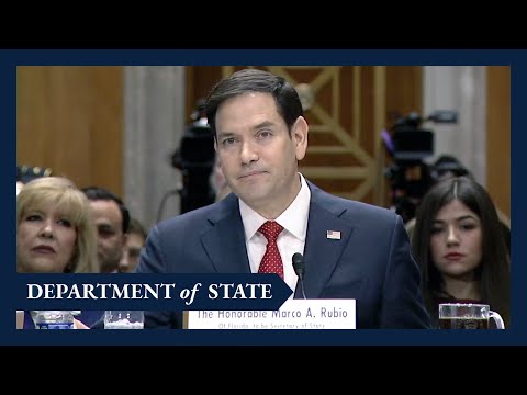 Secretary-designate Rubio's remarks at a Senate Committee on Foreign Relations Confirmation Hearing