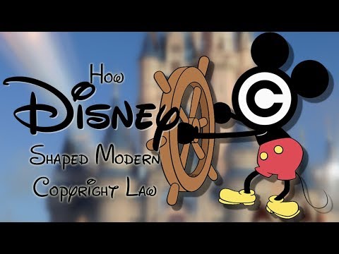 How Disney Shaped Modern Copyright Law - [@Brucesnoop]