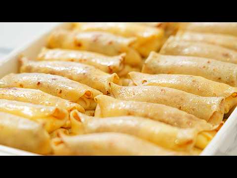 THE MOST TASTY Odessa-style pancakes for Maslenitsa! Odessa nalistniki with cottage cheese