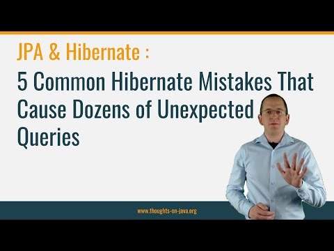 #JPA & #Hibernate: 5 Common Hibernate Mistakes That Cause Dozens of Unexpected Queries