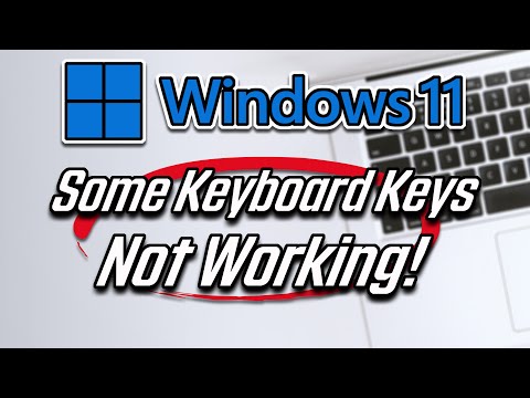 Fix Windows 11 Keyboard Keys Not Working Problem
