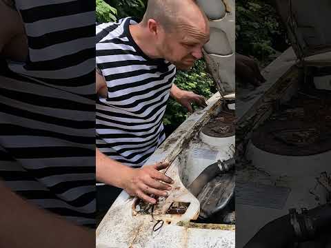 Peugeot 504 pickup first start after 15 years