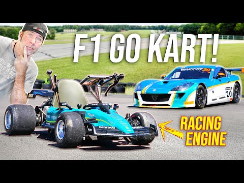 We Bought a F1 Car from Walmart and Turned it into a Go Kart!