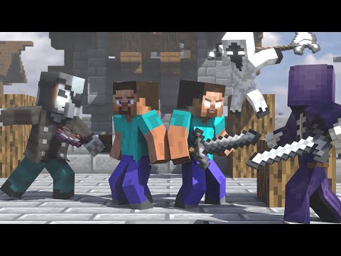 Steve Life - Season 1  FULL MOVIE 1 (Minecraft Animation)