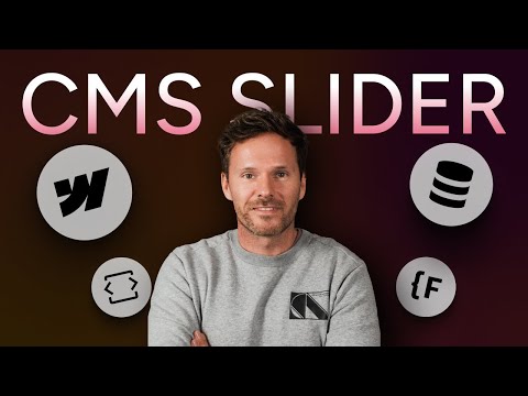 Webflow CMS Slider Tutorial  [EASIEST nocode solution with FINSWEET CMS Slider]