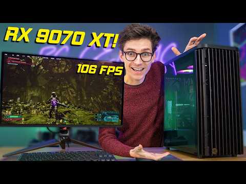 The PERFECTLY BALANCED RX 9070 XT Gaming PC Build! W/ Gameplay Benchmarks | AD