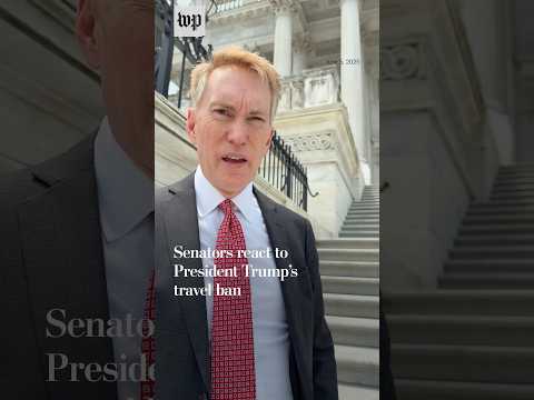 Senators react to President Trump’s travel ban