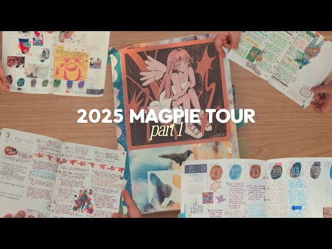 2025 creative journal flipthrough (part 1) ⭐ Take a Note A5 & Hobonichi Cousin