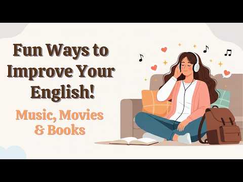 How to Learn English with Music, Movies, and Books | Easy Conversation for Beginners