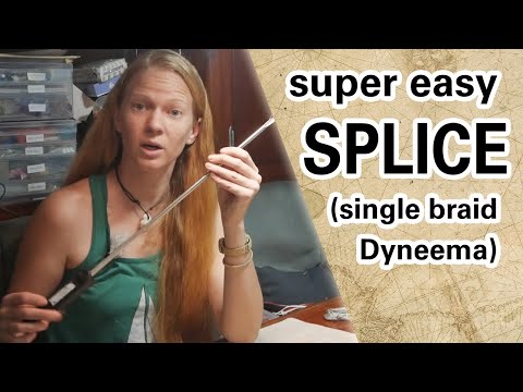 Easy SPLICING: How to do a Brummel Splice around a Shackle [Capable Cruising]