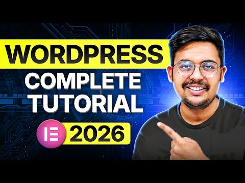 Wordpress Elementor Tutorial for Beginners 2025 | Wordpress Full Course in Hindi