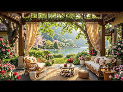 Morning Jazz Music At Cozy Spring Coffee Shop Ambience - Soft Jazz For Work, Study & Relaxation