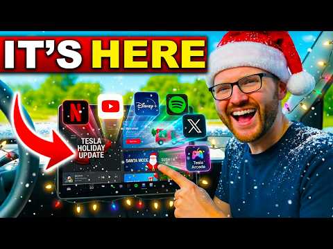 Tesla's Holiday Update is HERE! | Surprise NEW Features!