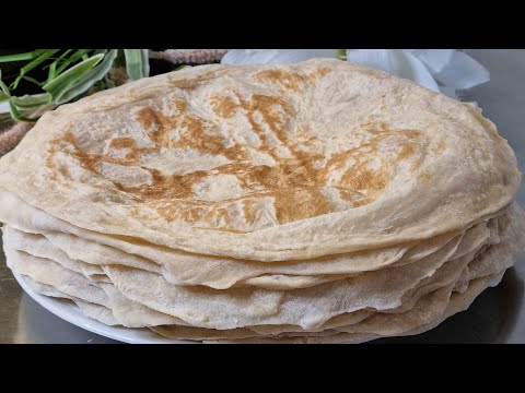 طريقة خبز مرقوق من دون صاج وهذاخبز(Translated in english)