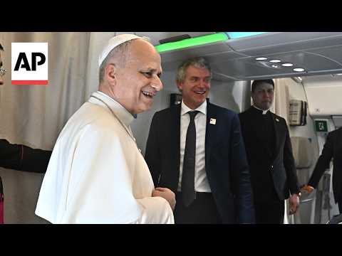 Some people are seeing a new side of Pope Leo XIV during his Africa trip