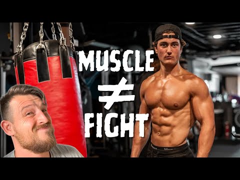 Bodybuilders Can't Usually Fight...