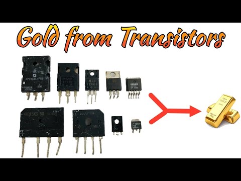 Transistors Gold Recovery | Recover Gold From Transistors | Gold Recovery