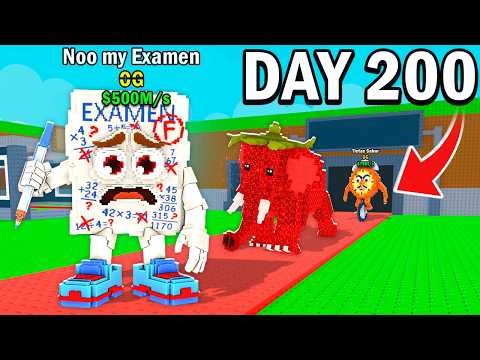 I Spent 200 DAYS In Steal a Brainrot!