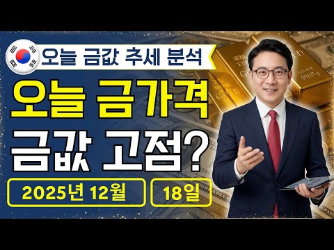 🔥 2025년 12월 18일 🇰🇷 오늘 한국 금가격: 금값 고점 돌파?