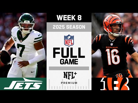 Game of the Week! New York Jets vs. Cincinnati Bengals FULL GAME | NFL 2025 Season Week 8