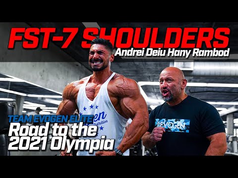 Team Evogen Elite Road to the 2021 Olympia: Andrei Deiu  FST-7 SHOULDERS