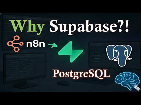 02 - ليه كل المطورين بدأوا يستخدموا  Supabase Database مع n8n؟!