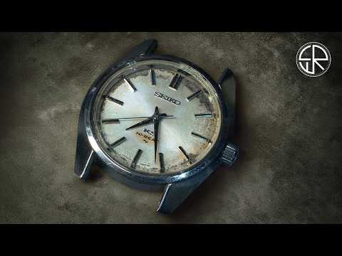 Restoration of a Vintage King Seiko Watch - Zaratsu Polish Refinishing