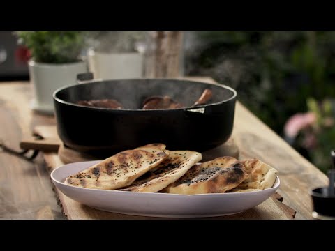 Barbecue Inspiration - Lamb Shank and Naan Bread