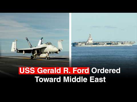 USS Gerald R. Ford Deployment Fuels Trump Iran Showdown Buzz