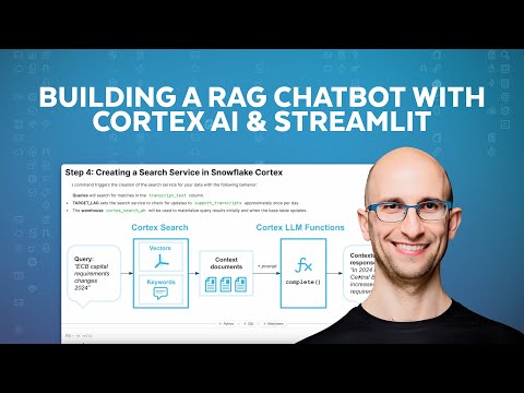 AI-Powered RAG Chatbot For Discovering KubeCon Sessions With Snowflake Cortex And Streamlit