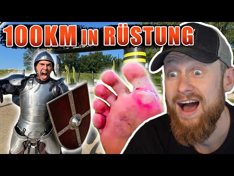 Fritz reagiert auf 100km LAUFEN in ECHTER RITTERRÜSTUNG | Fritz Meinecke